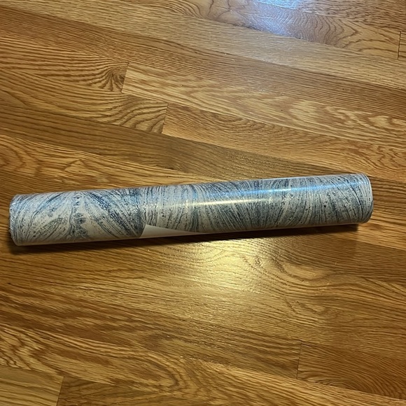 Antonina Vella Natural Opalescence Ebru Marble Wallpaper Blue NIP - Picture 8 of 13